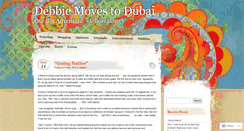 Desktop Screenshot of debbiemovestodubai.com